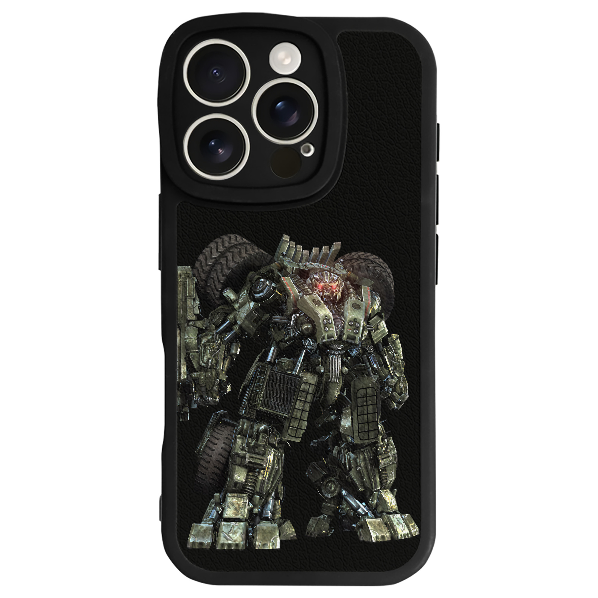 （画像用） Transformers トランスフォーマー 【iPhone 16シリーズ対応】シリコンスマホケース（レザー調） 材質：シリコン